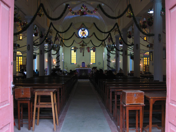 Inside of the above Church