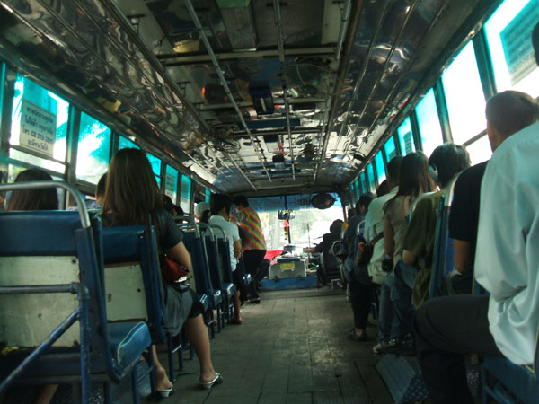 A Bangkok city bus