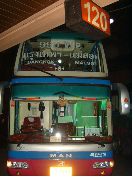A VIP public bus in Thailand